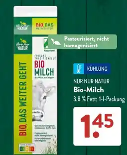 Aldi Süd NUR NUR NATUR Bio-Milch Angebot