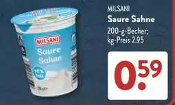 Aldi Süd MILSANI Saure Sahne Angebot