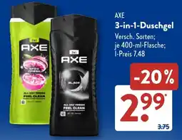 Aldi Süd AXE 3-in-1-Duschgel Angebot