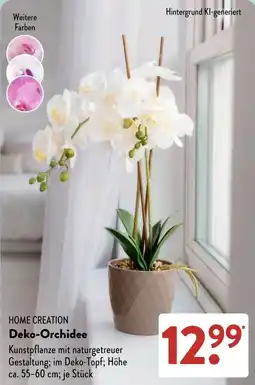 Aldi Süd HOME CREATION Deko-Orchidee Angebot
