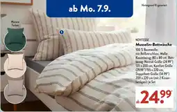 Aldi Süd NOVITESSE Musselin-Bettwäsche Angebot