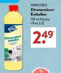 Aldi Süd POWER FORCE Zitronensäure-Entkalker Angebot
