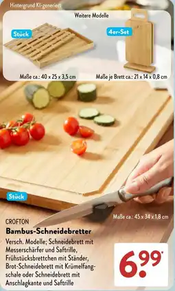 Aldi Süd CROFTON Bambus-Schneidebretter Angebot