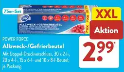 Aldi Süd POWER FORCE Allzweck-/Gefrierbeutel Angebot