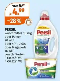 Müller Persil Waschmittel Angebot