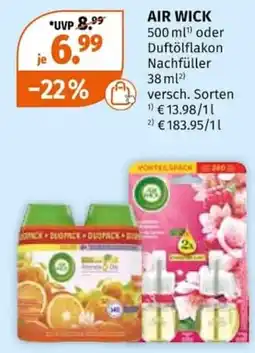 Müller AIR WICK Duftölflakon Angebot