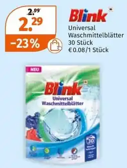 Müller Blink Universal Waschmittelblätter Angebot