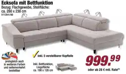 Poco Ecksofa mit Bettfunktion Angebot