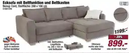 Poco Ecksofa mit Bettfunktion und Bettkasten Angebot