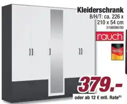 Poco Kleiderschrank rauch Angebot