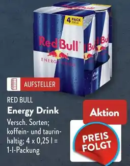 Aldi Süd Red Bull Energy Drink Angebot