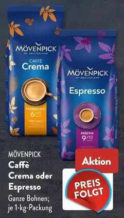Aldi Süd MÖVENPICK Caffè Crema oder Espresso Angebot