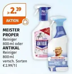 Müller MEISTER PROPER Reiniger Angebot