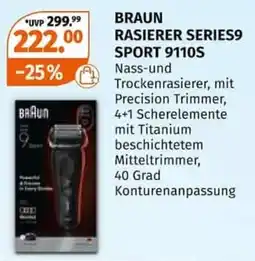 Müller BRAUN RASIERER SERIES9 SPORT 9110S Angebot