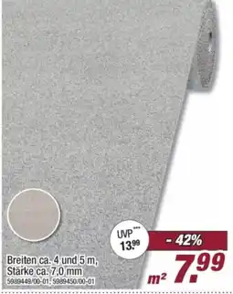Poco Breiten ca. 4 und 5 m, Stärke ca. 7,0 mm Angebot