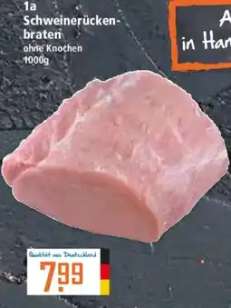 Klaas und Kock Schweinerückenbraten ohne Knochen Angebot
