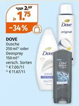 Müller Dove Dusche Angebot