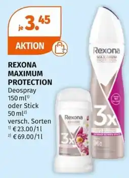 Müller Rexona Maximum Protection Angebot