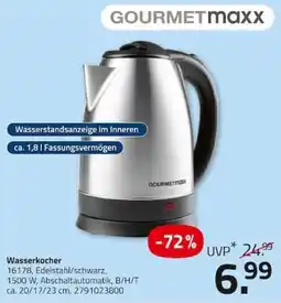 ROLLER Wasserkocher GOURMETmaxx Angebot