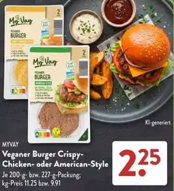 Aldi Süd MYVAY Veganer Burger Angebot