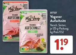 Aldi Süd MYVAY Veganer Aufschnitt Angebot
