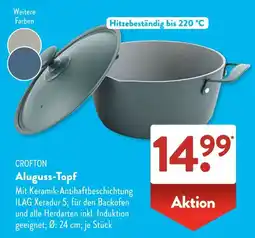 Aldi Süd CROFTON Aluguss-Topf Angebot