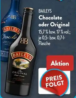 Aldi Süd Baileys Chocolate oder Original Angebot