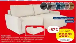 ROLLER Funktionsecke Stoff Cord pearl Angebot