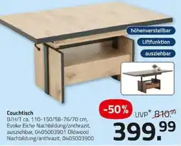 ROLLER Couchtisch Evoke Eiche Nachbildung/anthrazit Angebot