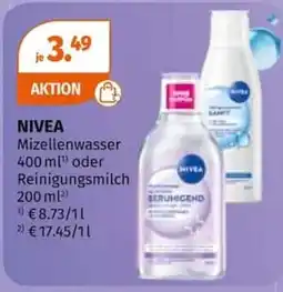 Müller NIVEA Mizellenwasser Angebot