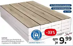 ROLLER Laminat Eiche beige-grau Nachbildung Angebot