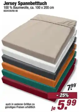 Poco Jersey Spannbetttuch Angebot