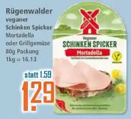 Klaas und Kock Rügenwalder veganer Schinken Spicker Mortadella Angebot