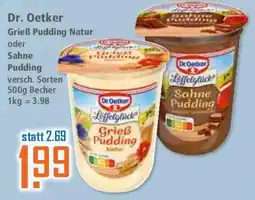 Klaas und Kock Dr. Oetker Leffelglück Grieß Pudding Natur Angebot
