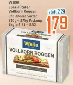 Klaas und Kock Wasa Vollkorn Roggen Angebot