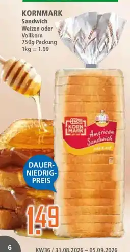Klaas und Kock KORNMARK American Sandwich Angebot