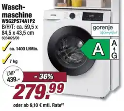 Poco Waschmaschine gorenje Angebot