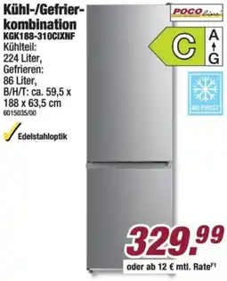 Poco POCO line Kühl-/Gefrierkombination Angebot
