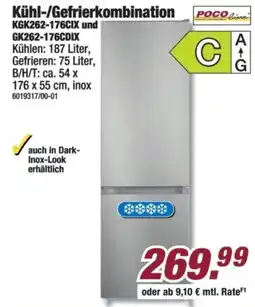 Poco POCO line Kühl-/Gefrierkombination Angebot
