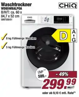 Poco Waschtrockner CHiQ Angebot