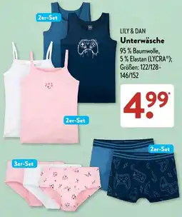 Aldi Süd LILY & DAN Unterwäsche Angebot