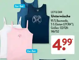 Aldi Süd LILY & DAN Unterwäsche Angebot