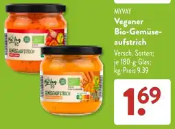 Aldi Süd MYVAY Veganer Bio-Gemüse-aufstrich Angebot