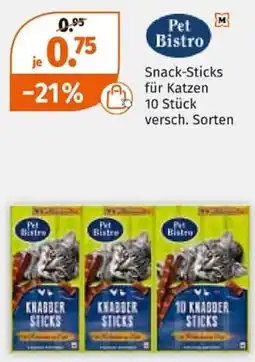 Müller Pet Bistro Snack-Sticks für Katzen Angebot