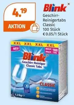Müller Blink Geschirr-Reiniger Classic Tabs Angebot