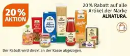 Müller ALNATURA Artikel Angebot
