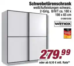 Poco Schwebetürenschrank wimex Angebot