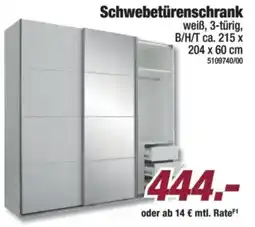 Poco Schwebetürenschrank Angebot