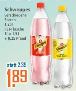 Klaas und Kock Schweppes verschiedene Sorten Angebot