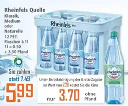 Klaas und Kock Rheinfels Quelle Angebot